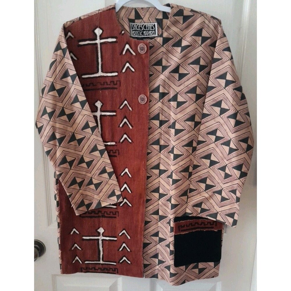Vintage Sagescenes Artistic Apparel Womens Western Jacket.  Chest 46". B60